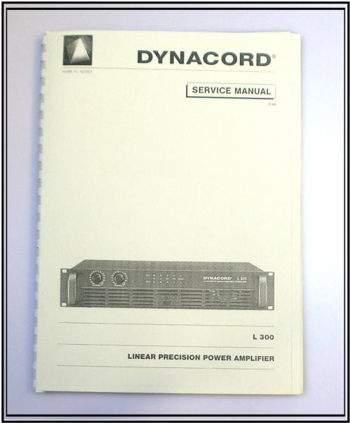 Dynacord Linear-Power Endstufe L-300 / technische Unterlage